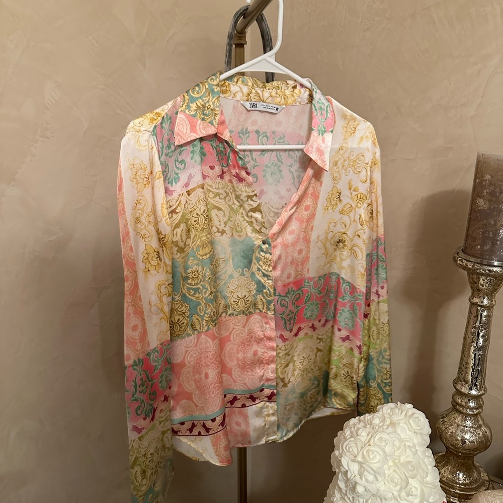 Zara Silk Top